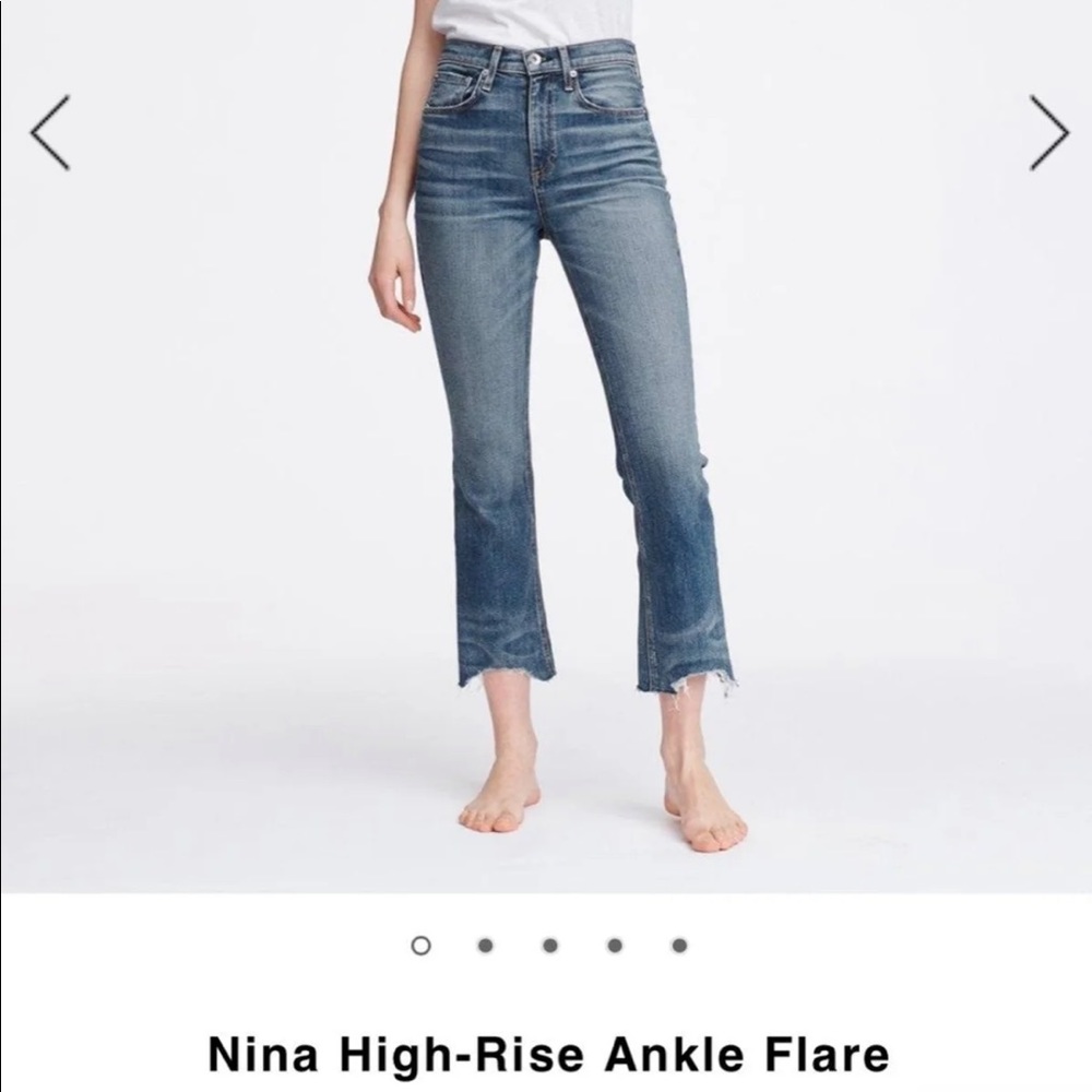 Rag & Bone Nina High Rise Ankle Flare